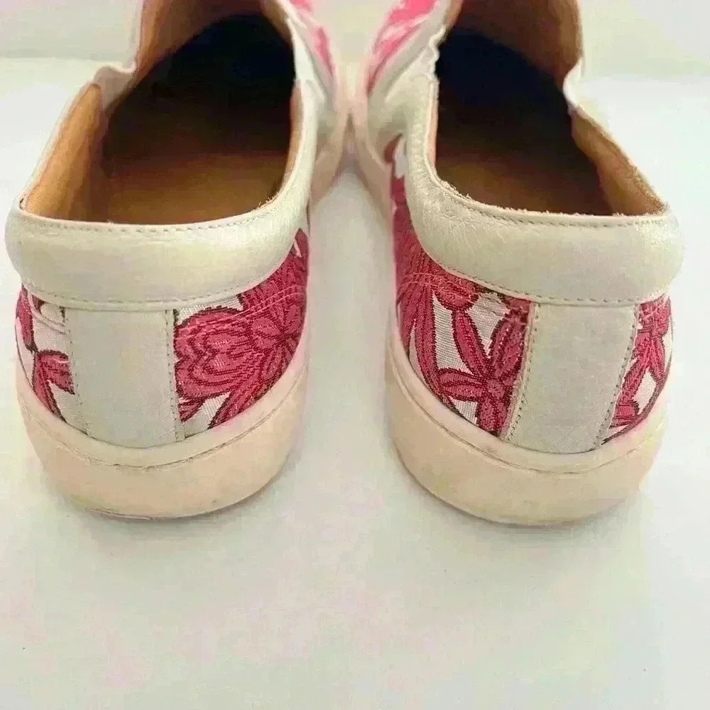 Jazmin Chebar Embroidered Slip-On Sneakers. - Picture 7 of 8